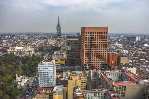 Skyline na Cidade do México, vista aérea da cidade — Fotografia de Stock