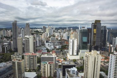 Panama City Panama havadan görünümü