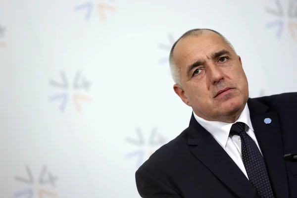 Boyko Borissov, politiker – stockfoto