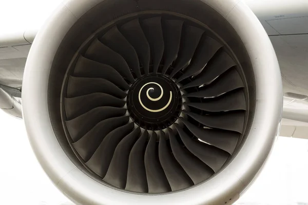 エアバス A380 の航空機エンジン — ストック写真