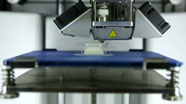 Detalhe da impressora 3D — Vídeo de Stock