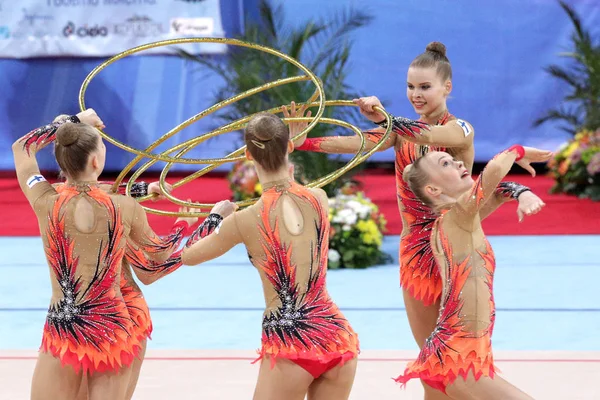 Team Finland Rhythmic Gymnastics — Stock Photo, Image