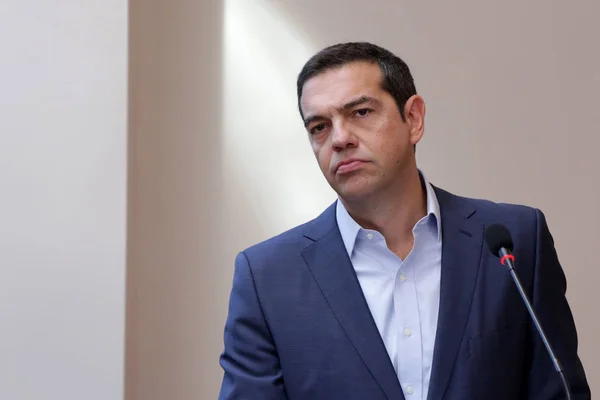 Premier Alexis Tsipras Grecja — Zdjęcie stockowe