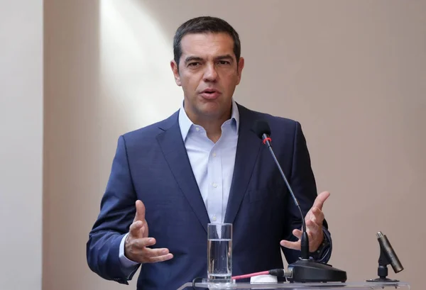 Premier Alexis Tsipras Grecja — Zdjęcie stockowe