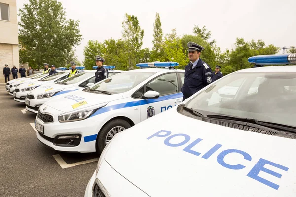 Policías coches — Foto de Stock