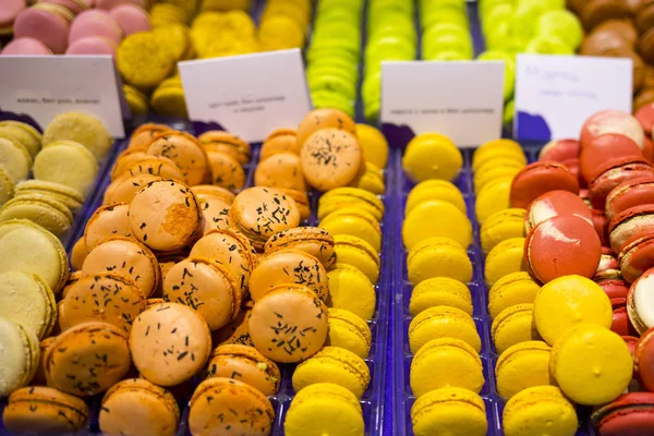 Circulaire taart macaron of macaroon — Stockfoto