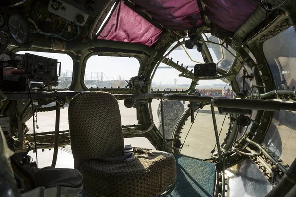 Dentro de um avião — Fotografia de Stock