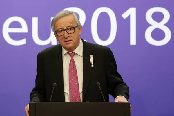 European Commission President Jean-Claude Juncker — Stock Photo, Image