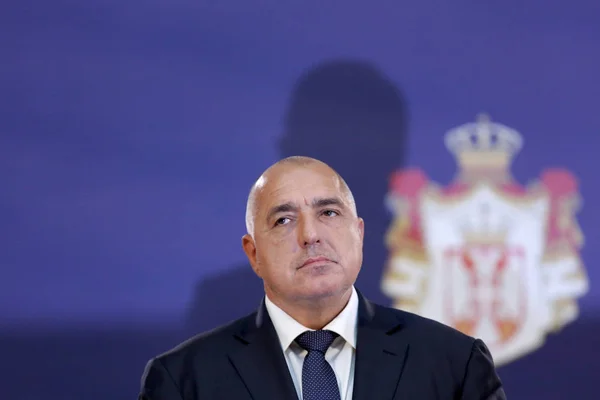 Bulgarias statsminister Bokyo Borissov – stockfoto