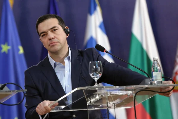 Grecki premier Alexis Tsipras — Zdjęcie stockowe