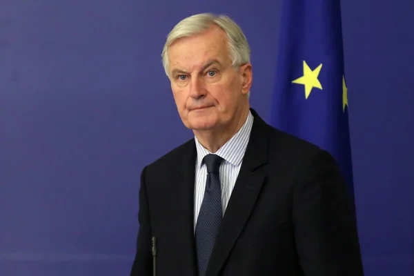 Brexit-Unterhändler der Europäischen Kommission, Michel Barnier — Stockfoto