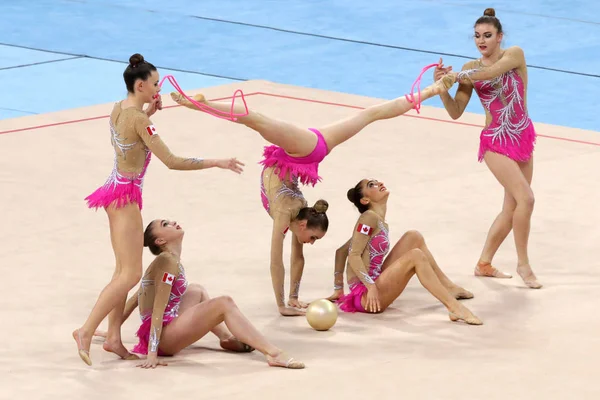 Equipo Canadá Gimnasia rítmica —  Fotos de Stock