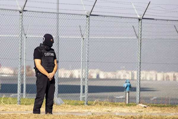 Customs and border protection officer — Stock Photo, Image