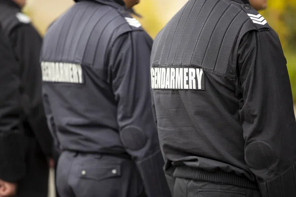 Uniforme de policía de gendarmería — Foto de Stock