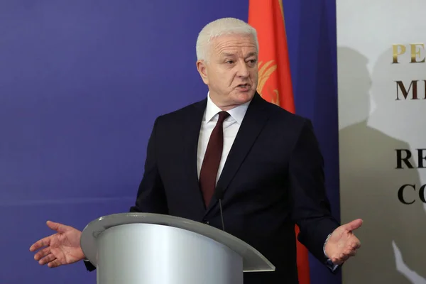 Sofia Bulgarien Februar 2020 Der Ministerpräsident Von Montenegro Dusko Markovic — Stockfoto