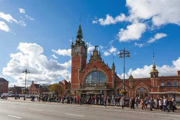Estación Central de Ferrocarriles Gdansk, Polonia — Foto de Stock
