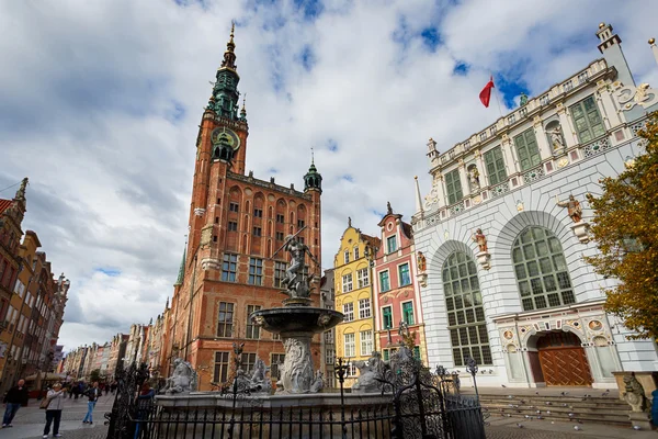 Stadsgezicht van vergevorderd Gdansk — Stockfoto