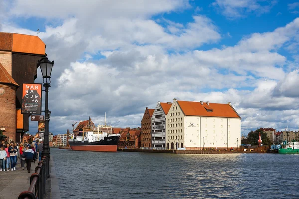 A paisagem urbana do velho Gdansk — Fotografia de Stock