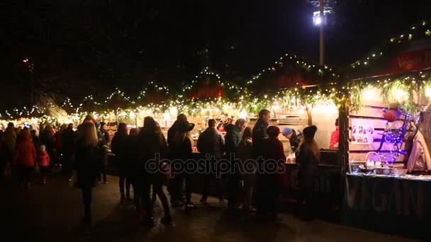 Festival de comida de rua em Kaliningrado — Vídeo de Stock