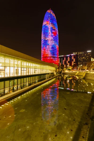 Agbar toren in Barcelona — Stockfoto