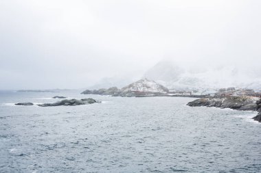 Misty Lofoten Adaları