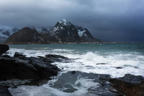 Landschap van de Lofoten eilanden — Stockfoto