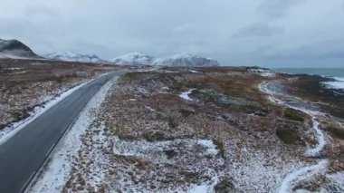 Scagsanden plaj Lofoten Adaları