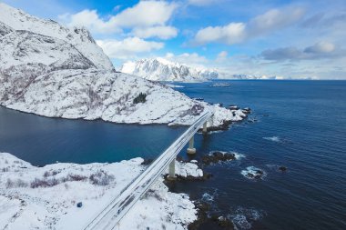 Lofoten Adaları, yukarıdan görünüm