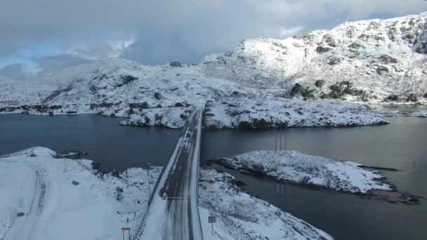 Ponte delle Isole Lofoten — Video Stock