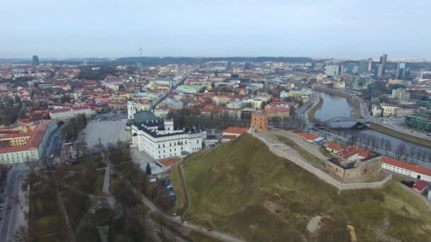 Gediminas Tower, Vilnius — Stock Video