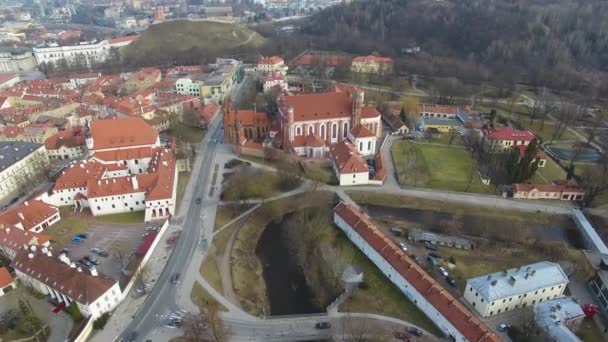 Sankt Annes Kirche, Vilnius — Stockvideo