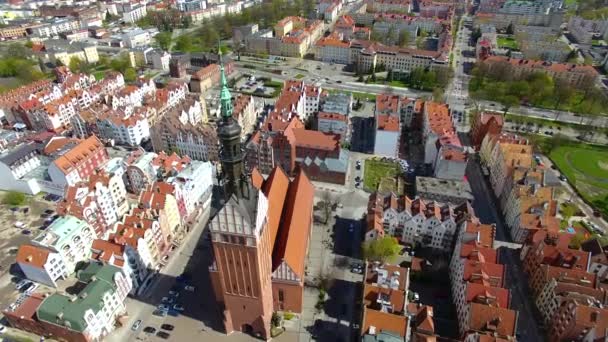 Elblag centro storico, Polonia — Video Stock