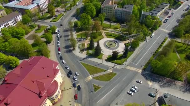 Luftaufnahme von Kaliningrad — Stockvideo