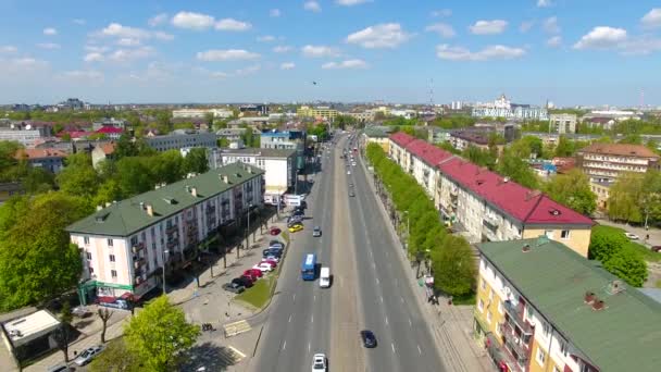 Vue aérienne de Kaliningrad — Video