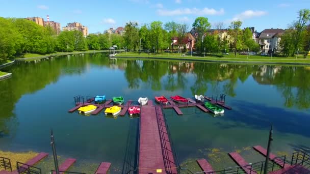 Pretpark van Kaliningrad — Stockvideo