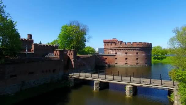 De Dohna toren, Kaliningrad — Stockvideo