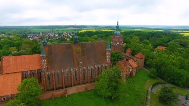 Frombork, katedral yukarıdan görüntülemek