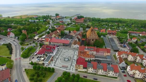 El casco antiguo de Frombork — Vídeos de Stock