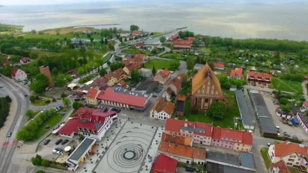 El casco antiguo de Frombork — Vídeo de stock