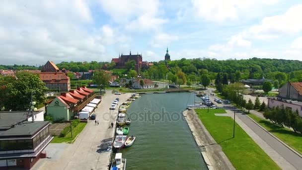 El puerto de Frombork — Vídeo de stock