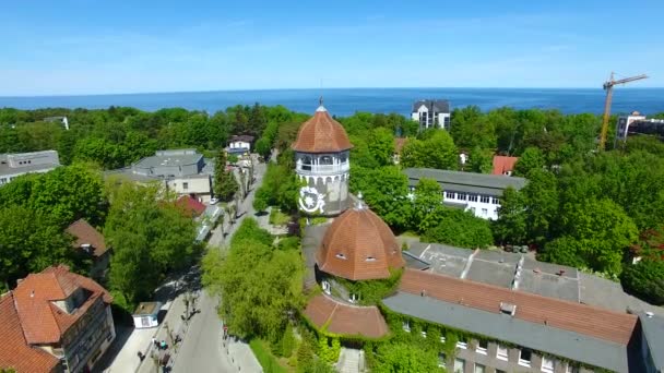 Torre dell'acqua di Svetlogorsk, Russia — Video Stock