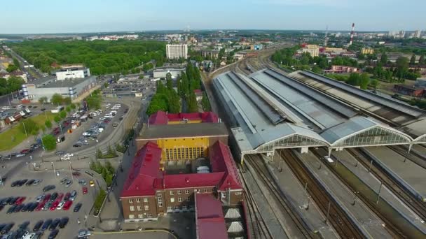 Södra Railroad Station, Kaliningrad — Stockvideo