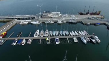 Marina defne, havadan görünümü