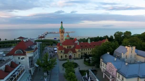 Latarnia morska Sopot — Wideo stockowe