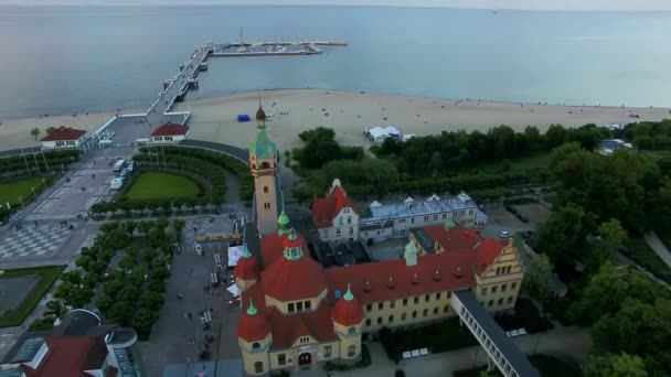 Világítótorony Sopot — Stock videók
