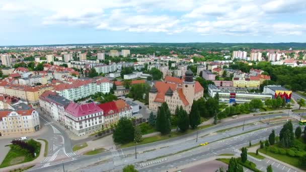 Regering Stadskantoor van Elblag — Stockvideo