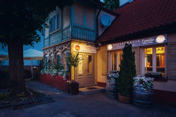 Restaurante Familia Marco Polo en Sopot — Foto de Stock