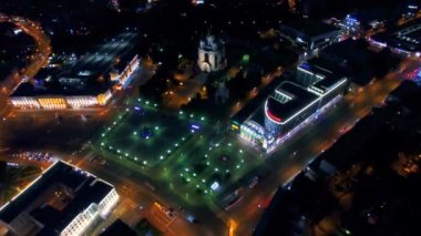Gece Zafer Meydanı Kaliningrad