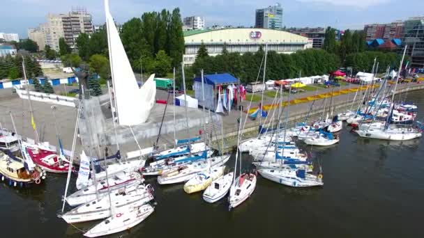 赛船会在加里宁格勒 — 图库视频影像