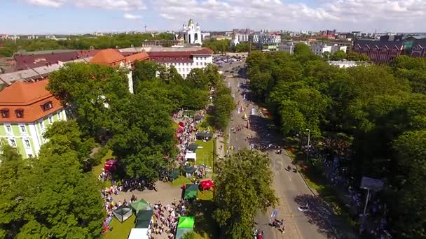 Día de la ciudad de Kaliningrado — Vídeos de Stock